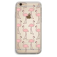 Anything Flamingoes: iPhone 6 Plus / 6S Plus Transparant Hoesje