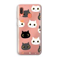 Katten: Samsung Galaxy A20e Transparant Hoesje