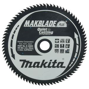 Makita Tafelzaagblad voor Hout | Makblade-Plus | Ø 260mm Asgat 30mm 80T - B-32655