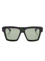 Gucci Eyewear lunettes de soleil à monture rectangulaire - Vert - thumbnail