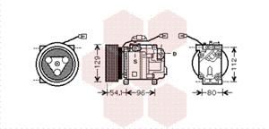 Van Wezel Airco compressor 2700K233