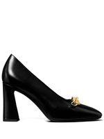 Tory Burch escarpins Jessa 90 mm à détail de chaîne - Noir