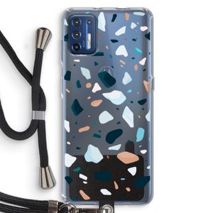 Terrazzo N°13: Motorola Moto G9 Plus Transparant Hoesje met koord
