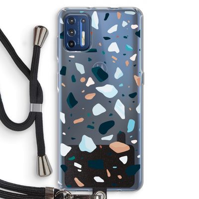 Terrazzo N°13: Motorola Moto G9 Plus Transparant Hoesje met koord