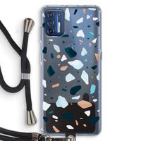 Terrazzo N°13: Motorola Moto G9 Plus Transparant Hoesje met koord