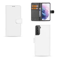 Samsung Galaxy S21 Plus | Bookcase | Hoesje Wit met Pasjeshouder