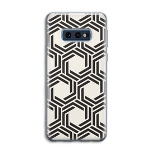 Geometrisch patroon: Samsung Galaxy S10e Transparant Hoesje