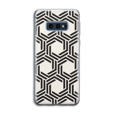Geometrisch patroon: Samsung Galaxy S10e Transparant Hoesje