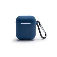 Silvergear Apple AirPods Hoesje - Blauw - Bescherming Case - Siliconen - Voor Apple AirPods en AirPods 2 3 varianten - thumbnail