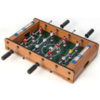 Mini-Tafelvoetbaltafel Tafelvoetbal voor 2 Spelers met 2 Voetballen en Scorebord voor Volwassenen en Kinderen 51 x 30,5 x 9 cm