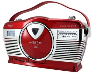 Soundmaster RCD1350RO Retro radio met CD speler en USB/SD aansluiting