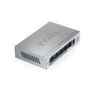 Zyxel GS1005HP Unmanaged Gigabit Ethernet (10/100/1000) Power over Ethernet (PoE) Zilver - thumbnail