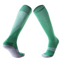 Een paar Adult anti-Skid over knie dikke zweet-absorberende hoge knie sokken (groen)