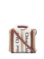 Chloé mini sac à bandoulière Woody - Tons neutres