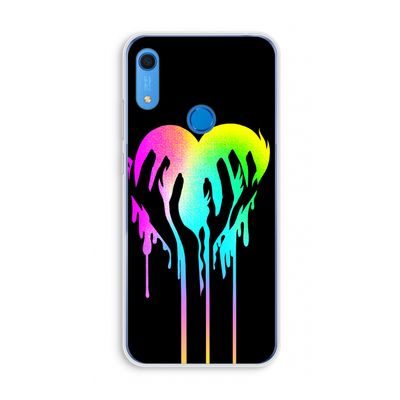 Hold My Heart: Huawei Y6s Transparant Hoesje