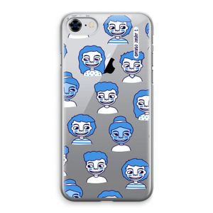 Gezichtjes: iPhone 8 Transparant Hoesje