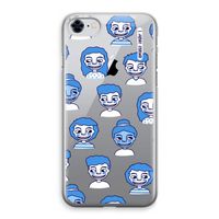 Gezichtjes: iPhone 8 Transparant Hoesje Gezichtjes: iPhone 8 Transparant Hoesje