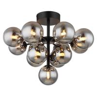 Globo Zwarte plafondlampGrappy 13-lichts - 56143-13D