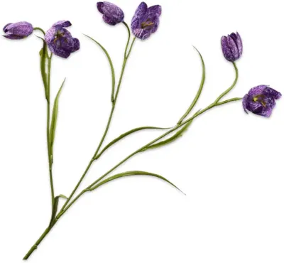 Silk-ka kunsttak fritillaria 64cm lavendel