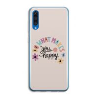 Happy days: Samsung Galaxy A50 Transparant Hoesje