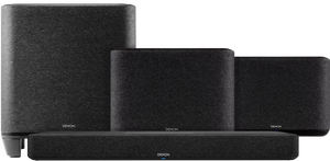 Denon Home Soundbar 550 + Denon Home 250 Duopack Zwart + Denon Home Subwoofer