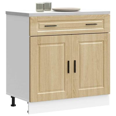 Keuken onderkast "Porto" bewerkt hout sonoma eikenkleurig