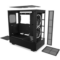 NZXT H5 Elite Midi Tower Zwart, Transparant - thumbnail