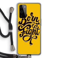 Born to Fight: OnePlus 9 Pro Transparant Hoesje met koord