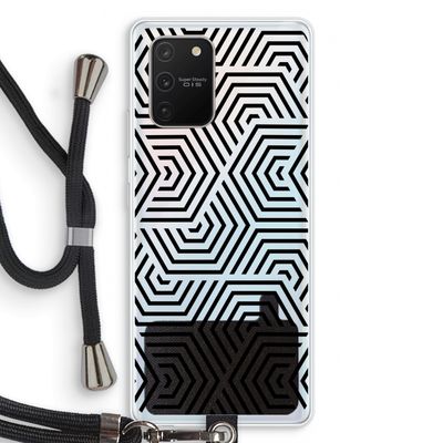 Magic pattern: Samsung Galaxy S10 Lite Transparant Hoesje met koord