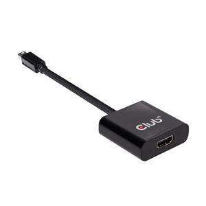 club3D CAC-2170 Mini-displayport Adapter [1x Mini-DisplayPort stekker - 1x HDMI-bus] Zwart