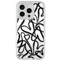 iPhone 16 Pro hybride hoesje - Midnight hearts