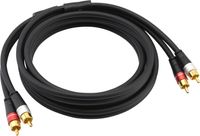 Oehlbach SL RCA CABLE 0,75 M Luidspreker kabel Zwart - thumbnail
