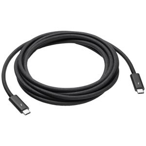 Apple Thunderbolt 4 Pro Aansluitkabel Thunderbolt (USB-C) stekker 3.00 m Zwart MWP02ZM/A Thunderbolt-kabel