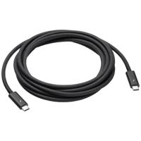 Apple Thunderbolt 4 Pro Aansluitkabel Thunderbolt (USB-C) stekker 3.00 m Zwart MWP02ZM/A Thunderbolt-kabel - thumbnail