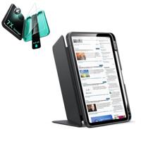 iPad 11" (A16) 2025 Bundle Flip Magnetic Case with Pencil Holder & Armorite® Protection - Black