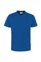 Hakro 226 V-neck shirt Classic - Royal Blue - XS - thumbnail