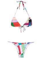 Amir Slama bikini à imprimé graphique en all over - Multicolore