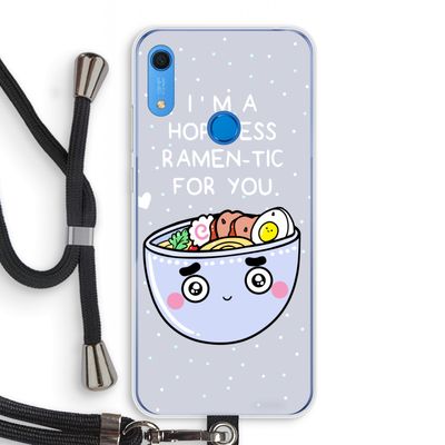 I'm A Hopeless Ramen-Tic For You: Huawei Y6s Transparant Hoesje met koord
