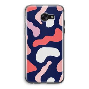 Memphis Shapes Pink: Samsung Galaxy A5 (2017) Transparant Hoesje