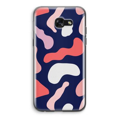 Memphis Shapes Pink: Samsung Galaxy A5 (2017) Transparant Hoesje