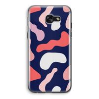 Memphis Shapes Pink: Samsung Galaxy A5 (2017) Transparant Hoesje