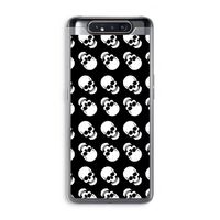 Musketon Skulls: Samsung Galaxy A80 Transparant Hoesje