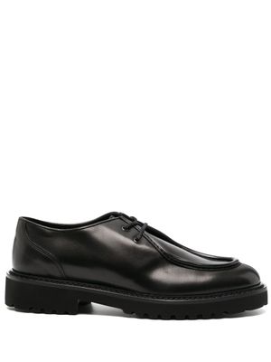 Doucal's derbies en cuir à lacets - Noir