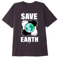 Obey Save The Earth casual t-shirt heren - thumbnail