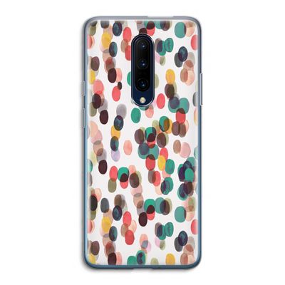 Tropical Dots: OnePlus 7 Pro Transparant Hoesje