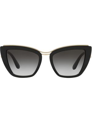 Dolce & Gabbana Eyewear lunettes de soleil à monture papillon - Gris