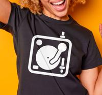 T-shirt muziek platenspeler T-shirt muziek platenspeler