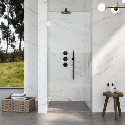 Marenza Neptune 5000 Douchedeur - 65x200cm - profielloos veiligheidsglas - anti kalk - chroom NWA6211-65