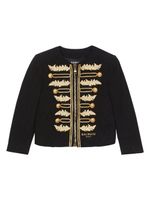 Balmain Kids veste à détails brodés - Noir