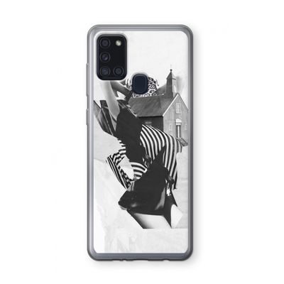 House: Samsung Galaxy A21s Transparant Hoesje